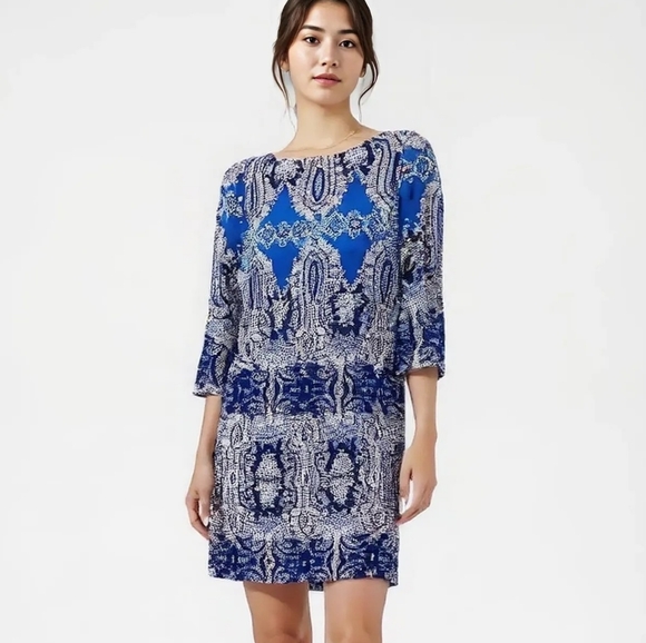 Maggy London Dresses & Skirts - Maggy London Colorful Long Sleeve Dress